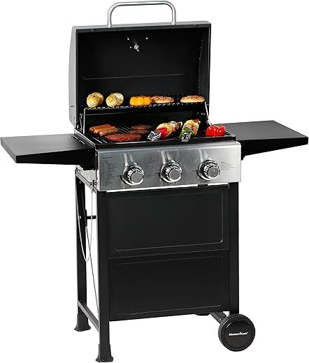 MASTER COOK 3 Burner Stainless Steel Propane Grill