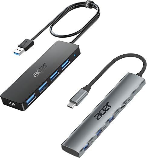 acer 4 In 1 USB Hub Bundle, 10Gbps