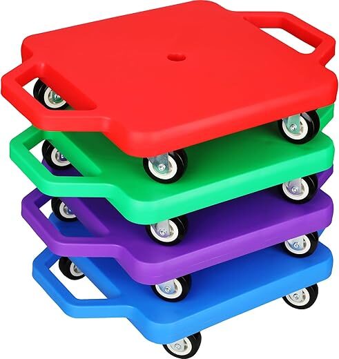 Jerify 4 Pieces Sports Scooter Board With Handles