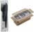 HOUZZKINGZ USA 500 Plastic Cutlery Packets – Black