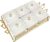 Bowls and with Lid Gold Basket Trays, 6 Removable Small Bowls Condiment Trays