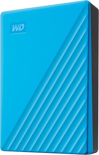 WD 6TB Portable External Hard Drive, Blue – WDBR9S0060BBL-WESN