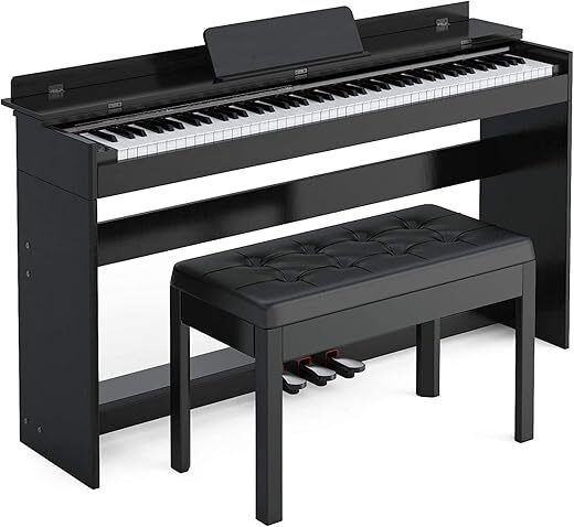 BIGDOG 88-Key Weighted Digital Piano With Bench