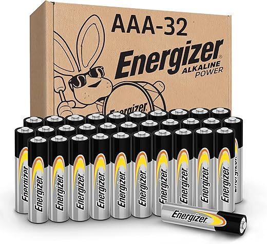 Energizer Alkaline AAA Batteries 32 Count Pack