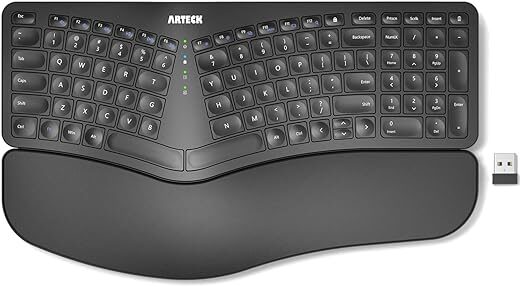 Arteck Wireless Ergonomic Split Keyboard