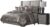 Michael Amini Aubrey King Comforter Set, Patina