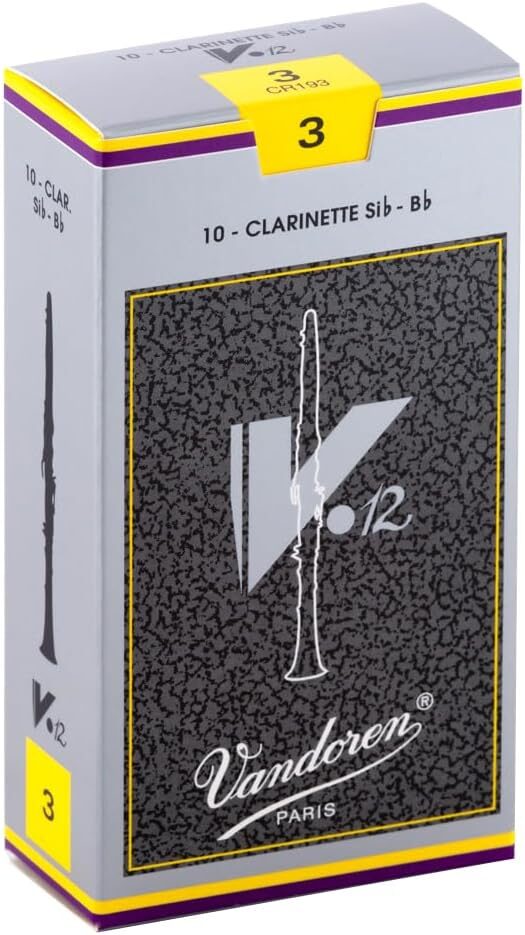 Vandoren Bb Clarinet V.12 Reeds Strength 3