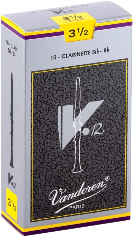 Vandoren Bb Clarinet V.12 Reeds Strength 3.5