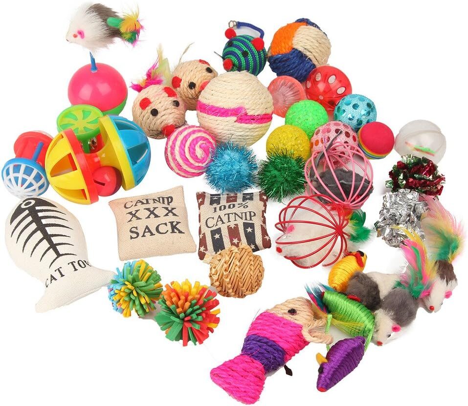 Fashion’s Talk Cat Toys Variety Pack, 20 Pieces
