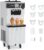 CuisinAid Commercial 3 Flavors Soft Serve Ice Cream Maker