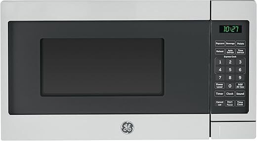 GE Compact 0.7 Cu Ft Stainless Steel Microwave
