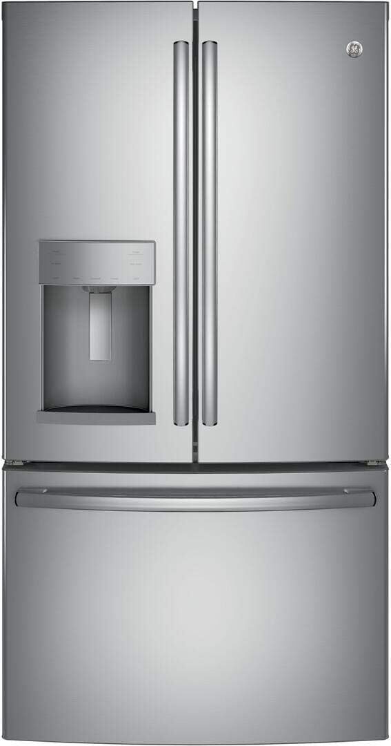 GE E 27.8-cu Ft Stainless Steel Refrigerator