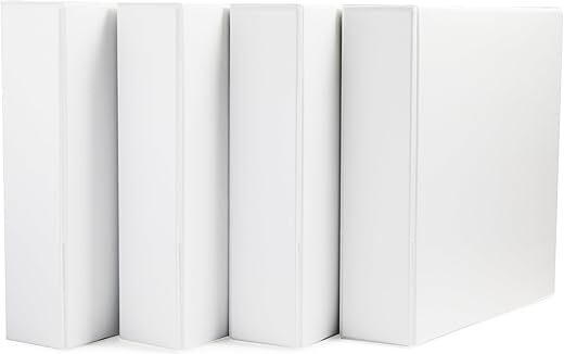 Amazon Basics Economy 3 Ring Binder, 2″ D-Ring