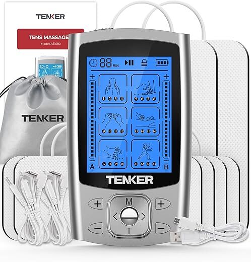 TENKER EMS TENS Unit Muscle Stimulator