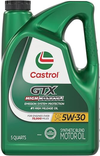 Castrol GTX High Mileage 5W-30 Motor Oil