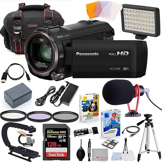 Panasonic HC-V785K Full HD Camcorder Bundle