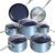 Nuwave Healthy Duralon Blue Ceramic Cookware Set