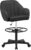 VECELO Home Office Desk Chair, Adjustable Ergonomic Stool, Black