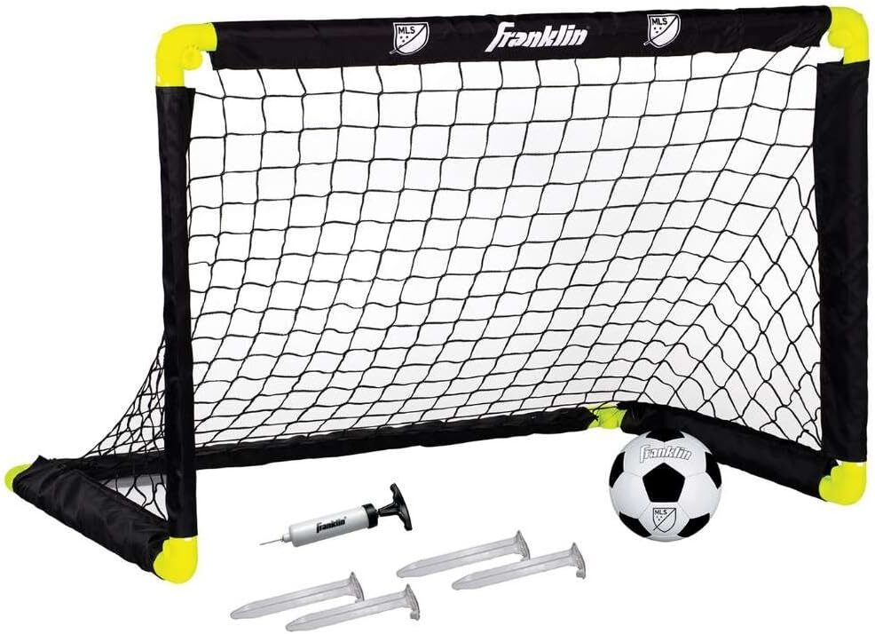 Franklin Sports Kids Mini Soccer Goal Set with Ball