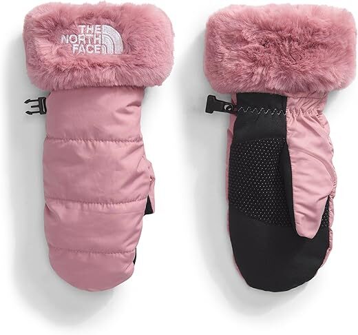 THE NORTH FACE Kids’ Mossbud Swirl Mitt, Mauve, X-Small