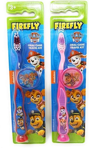 FIREFLY Kids Toothbrush Soft Suction Cup Pack