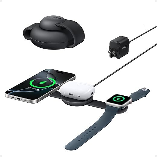 Anker MagSafe MagGo UFO 3-in-1 Charger