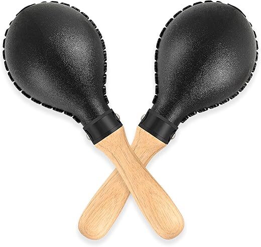 EASTROCK Maracas Hand Percussion Rattles Sand Hammer