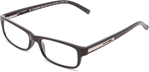 Foster Grant Men’s Brandon Rectangular Reading Glasses
