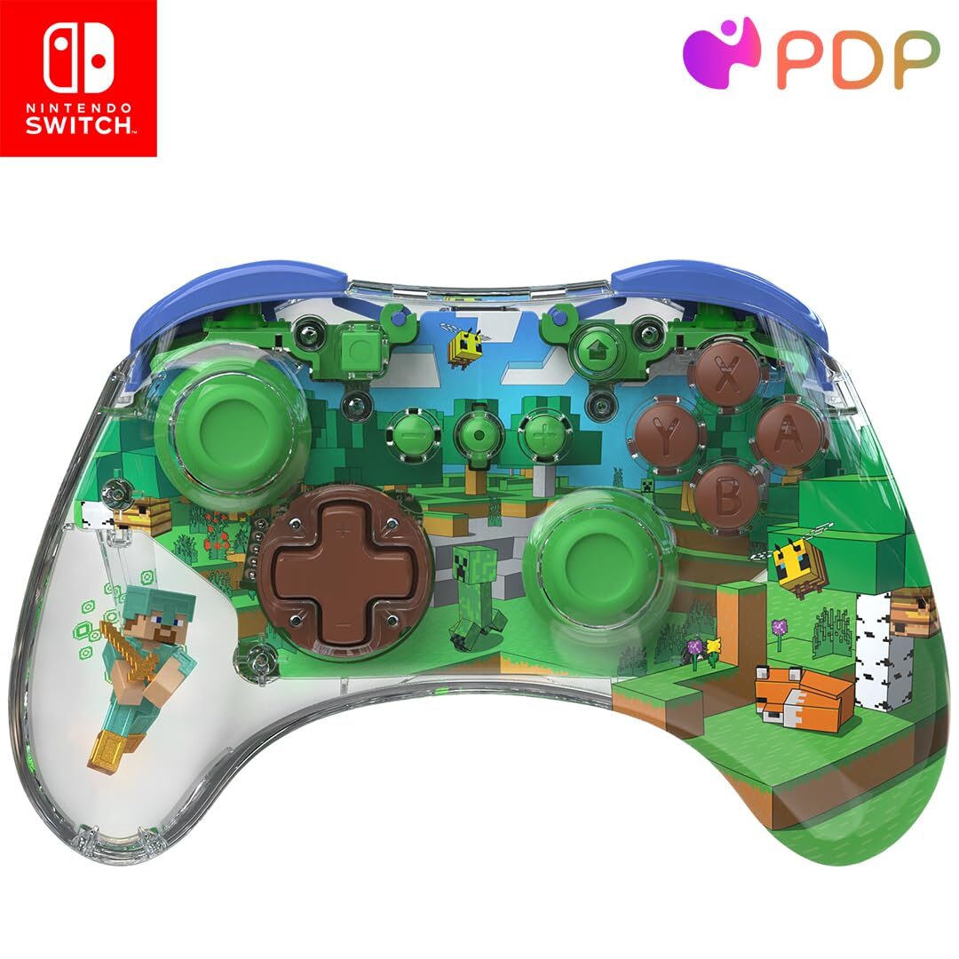 PDP Minecraft Forest Biome Wireless Switch Controller