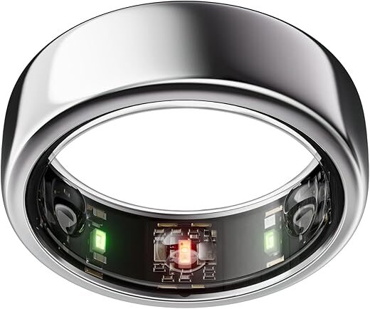 OURA Oura Ring Gen3 Horizon – Silver – Fitness Tracker