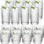 Libbey Polaris 16-Piece Tumblers And Rocks Glass Set
