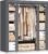 SONGMICS Portable Bedroom Closet with Fabric Cover