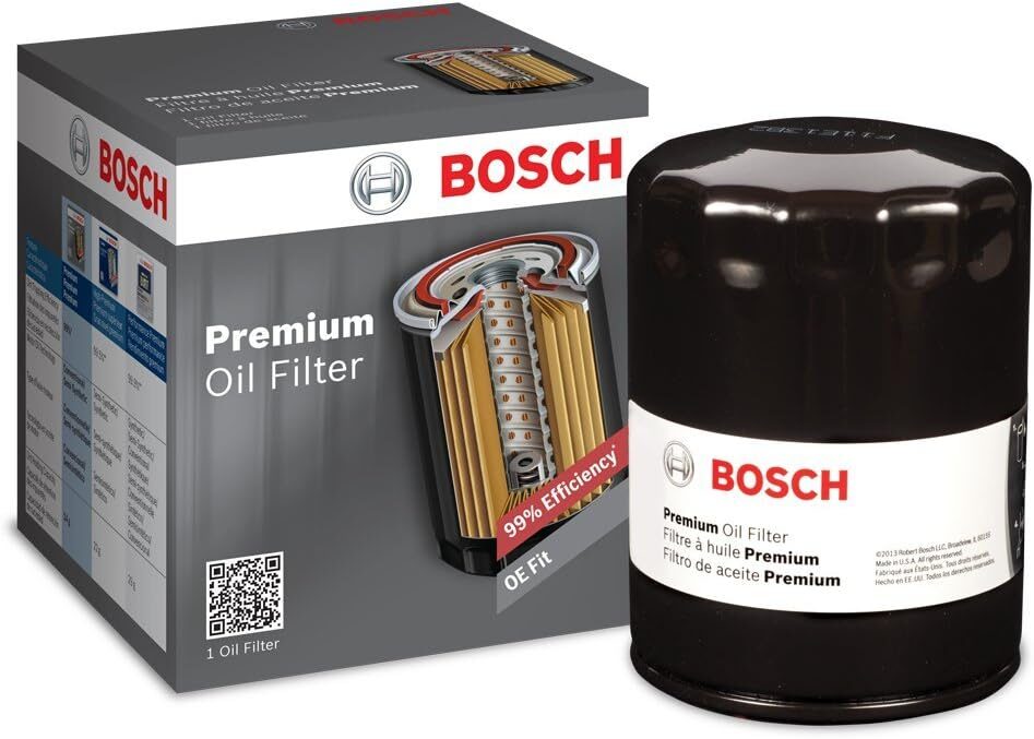 Bosch Premium Oil Filter With FILTECH Filtration
