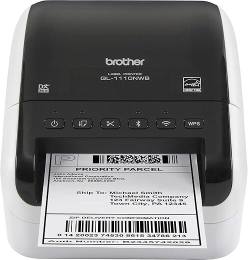 Brother QL-1110NWB Wide Format Thermal Label Printer
