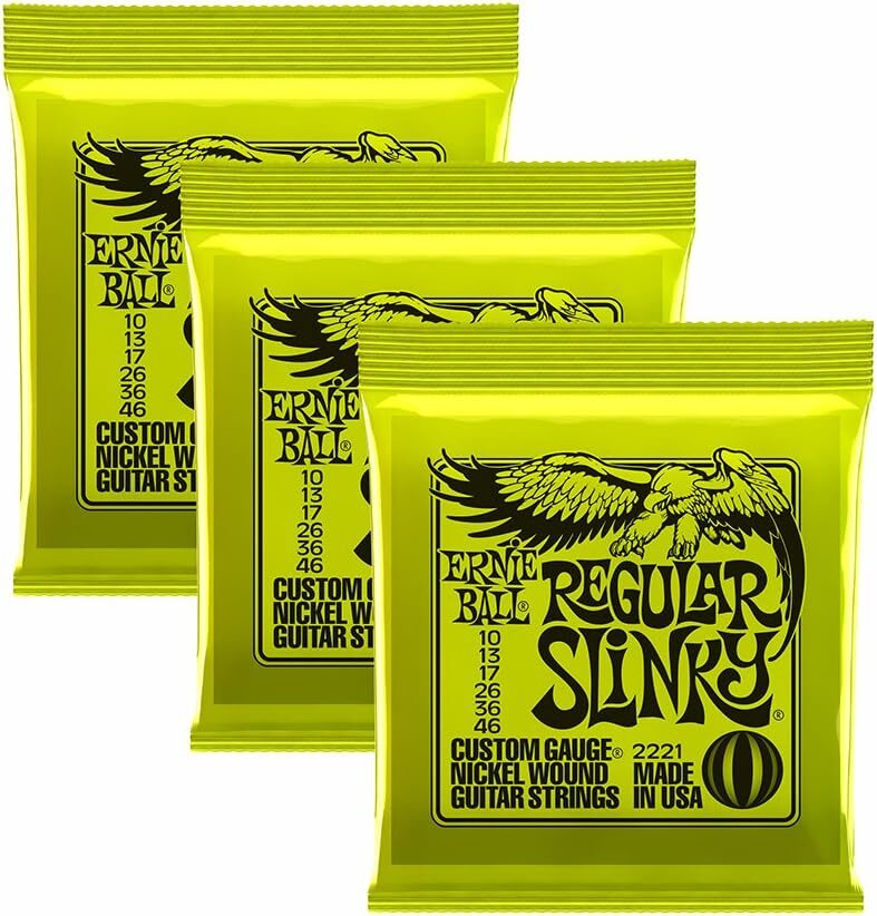 Ernie Ball Regular Slinky 2221×3 3-set Bundle