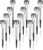 GIGALUMI Solar LED Garden Lights, Stainless Steel, 12 Pack
