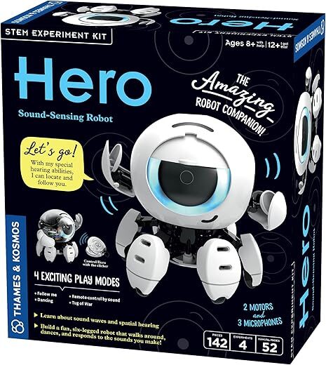 Thames & Kosmos Thames & Kosmos Hero: Sound-Sensing Robot STEM Kit