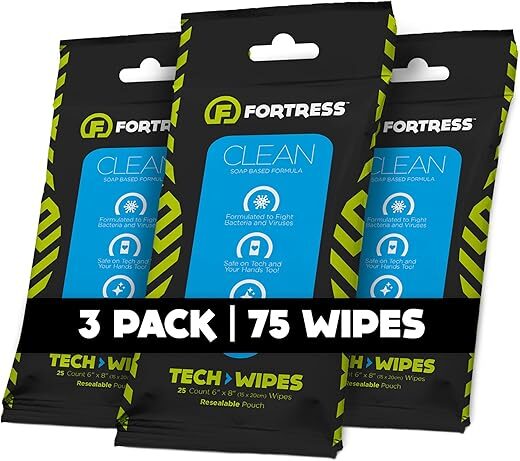 Fortress To-Go Tech Wipes For Electronics