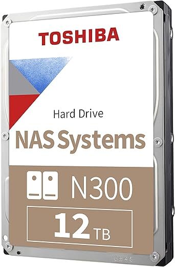 Toshiba N300 12TB NAS Hard Drive