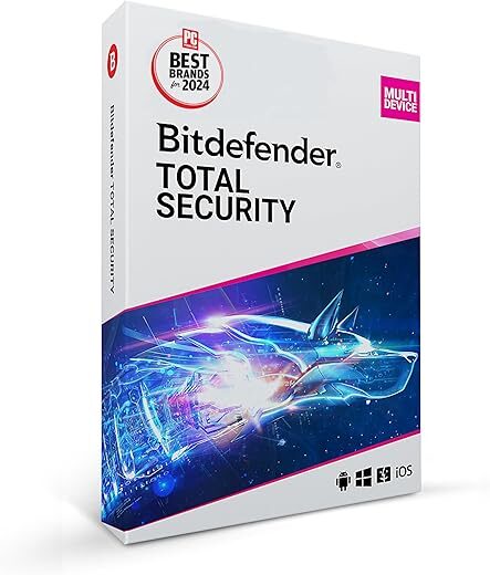 Bitdefender Total Security 2024 Antivirus Suite – 10 Device