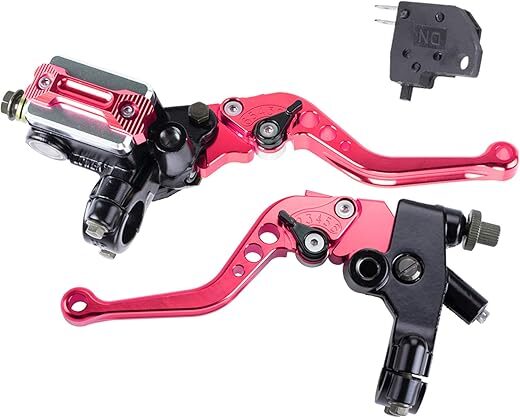 MRELC Universal Motorcycle 22mm Handlebar Brake Lever Set