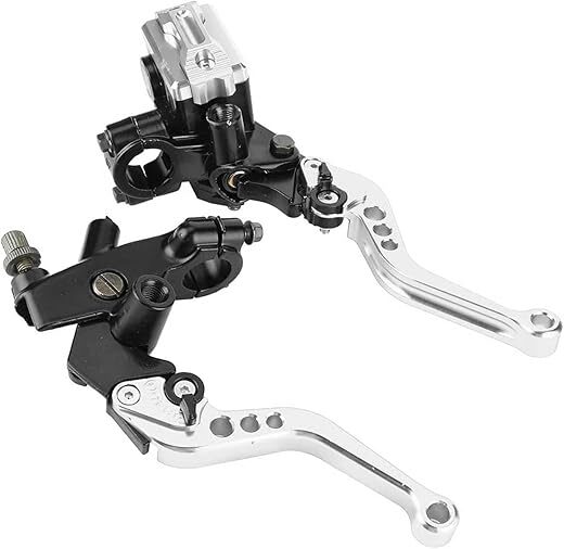 PACEWALKER Universal Motorcycle Handlebar Brake Master Cylinder Set