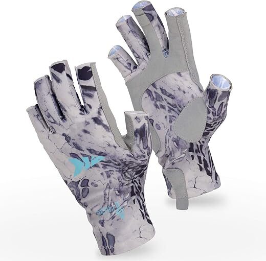 KastKing UPF50+ Sun Protection Fishing Gloves