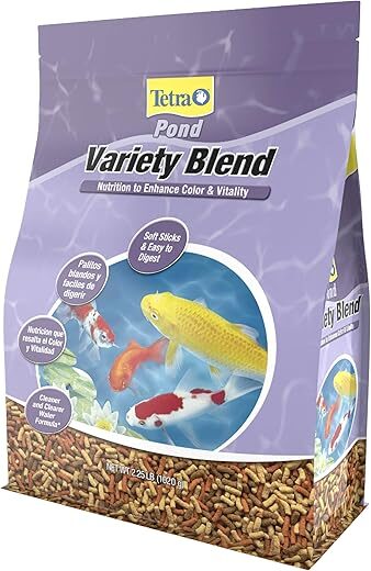 Tetra Variety Blend Pond Fish Food, 2.25 Pound