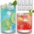 Hlukana Vintage Hobnail Highball and Cocktail Glasses Set