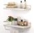 Shario White Floating Shelves With Towel Rack