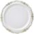 Kaya White Vintage Round Disposable Dinner Plates