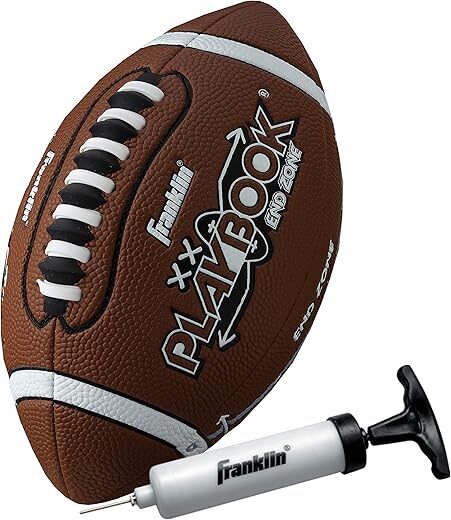 Franklin Sports Youth Playbook Junior Football with Routes